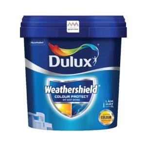E023 - Sơn phủ ngoại thất Dulux WeatherShield Colour Protect - Bề mặt bóng - 5L (giá hợp lý, bền màu, phủ tốt)