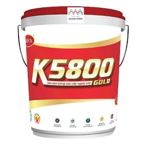 K5800 - Sơn ngoại thất bán bóng - Bề mặt bán bóng - 20Kg