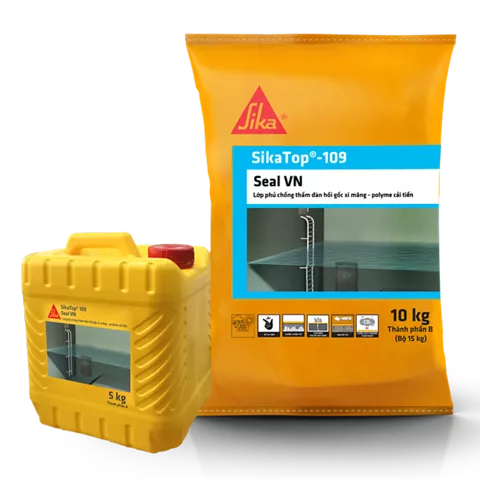 Sika Topseal 109 - Bộ 15Kg gồm (Can 5L + bao 10Kg)